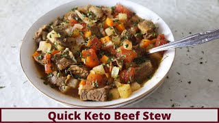 Quick And Easy Keto Beef Stew