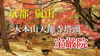 素晴らしい錦の庭園　京都嵐山　大本山天龍寺塔頭 宝厳院