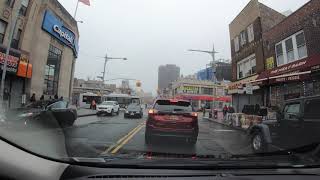 ⁴ᴷ⁶⁰ NYC State of Emergency : [NO SOUND] Driving Jamaica Center, Queens (March 29, 2020)