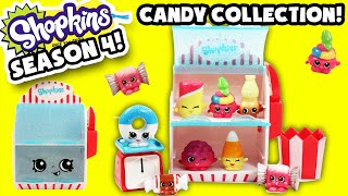 ★Shopkins CANDY COLLECTION★ Season 4 Shopkins Food Fair Playset Unboxing Video With 8 Exclusives