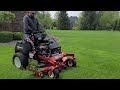 mowing exmark vertex x 2024 and grassflap