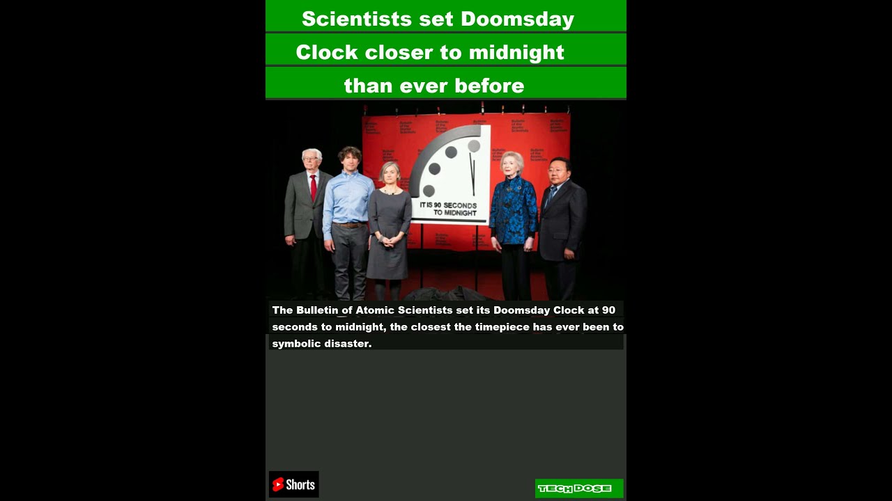 Scientists Set Doomsday Clock Closer To Midnight Than Ever Before|# ...