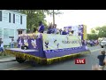 the centennial homecoming parade underway for c.e. byrd high school