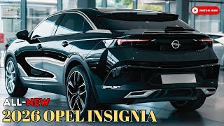 New 2026 Opel Insignia Unveiled: A Rocket on Wheels!