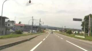 Driving Japan 360p Hokkaido , Japan National Route39（from Asahikawa）③：Ozora 2010-08