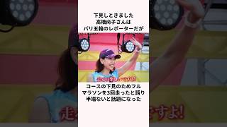 「下見しときました」高橋尚子さんについての雑学