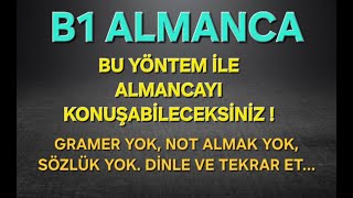 B1 ALMANCA( Video 154 ) DİNLE VE TEKRAR ET.KİTAP OKUR GİBİ DİL ÖĞRENECEKSİNİZ.