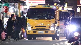 新北市環保局垃圾車KEQ-0216沿線播音收運Taiwan Garbage Truck in New Taipei city，Taiwan (ゴミ収集車、대만 쓰레기차 )