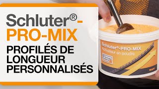 Voici l'activateur Schluter®-PRO-MIX pour des profilés aux longueurs personnalisés.