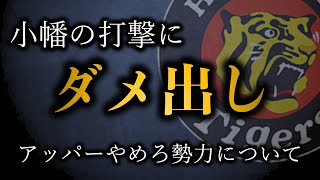 掛布さんが小幡のスイング軌道を指摘、”二桁HRは無理だからアッパーやめろ”論について【阪神タイガース】