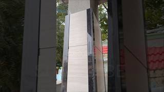 Granite + Tiles Portico Pillar design