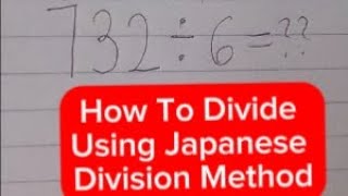 Japanese Division Method #japanese #japan #maths #japanesemaths #mathematics #mathematician #math