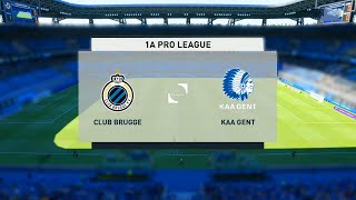 Club Brugge vs Gent | Belgian Pro League (20/12/2020) | Fifa 21