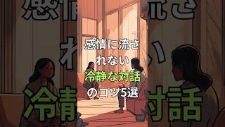 【感情に流されない】冷静な対話のコツ5選