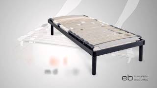 Adjustable Slatted Bed Base Provides Customised Sleeping Comfort \u0026 Support