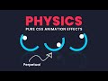 Pure CSS Perpetual Animation Effects | Html CSS Animation