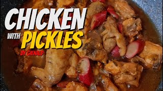 CHICKEN WITH PICKLES by Mr Gienald #cooking #satisfying #viralvideo