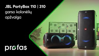 JBL PartyBox 110 | 310 apžvalga