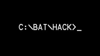 Batch Virus programming
