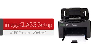 Canon imageCLASS LBP122dw Wireless Setup for Windows