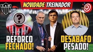 ✅ REFORÇO FECHADO 🔥 TREINADOR GANHA FORÇA 🤬 DESABAFO PESADO