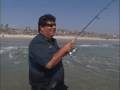 Dan Hernandez in Rosarito, Mexico Surf Fishing with Gulp