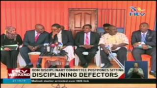 Disciplining defectors: ODM disciplinary committee postpones sitting