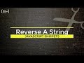 How to reverse a String in JavaScript Tutorial