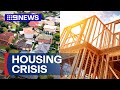 Building rates dropping to lowest rates in 10 years | 9 News Australia