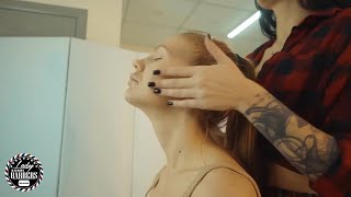 Luxury ASMR Head Massage by Barber Lady Helen for Girls