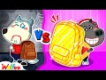 Wolfoo and Giant Backpack Blunders at School 🐺 Educational Cartoons for Kids 🤩 Wolfoo Kids Cartoon