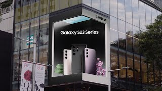 Experience the Future of Advertising with Samsung's Mind-Bending 3D OOH Campaign