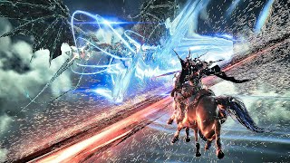 Odin vs. Bahamut Fight Scene (Final Fantasy XVI) 4K ULTRA HD Eikons Cinematic