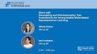 Decoupling & Dimensionality: Two Frameworks for Interpretable Multi-Modal Representation Learning