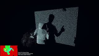 Point Cloud From Hue Encoded Depth Video (Kinect V1)