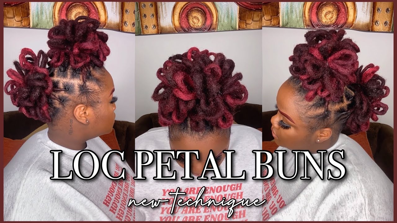 Loc Petal Bun Tutorial At Nancy Hickman Blog