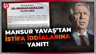 Mansur Yavaş'tan 'CHP'den istifa edecek' iddialarına yanıt! \