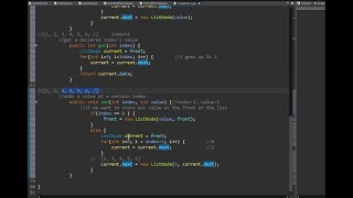 Building Java Programs || CH16 (ListNode) || LinkedIntList class with add() method pt.2