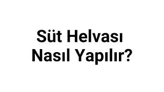 Süt Helvası Nasıl Yapılır? Osmanlı Mutfağından Geleneksel Süt Helvası Yapımı ve Lezzet Sırları!