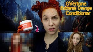 oVertone Extreme ORANGE Coloring Conditioner TEST | Does It Work?!?!?!