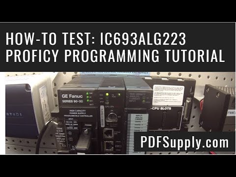 How-To Troubleshoot: IC693ALG223 Analog Input Module GE Fanuc PLC ...