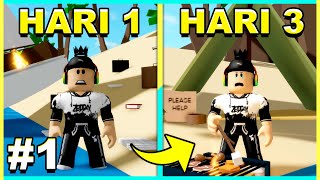 Aku TERDAMPAR Selama 7 Hari DI PULAU TAK BERPENGHUNI! | PART 1 (Roblox Brookhaven 🏡RP)