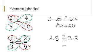 Vergelijkingen met evenredigheden