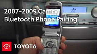 2007 - 2009 Camry How-To: Bluetooth® Phone Pairing - JBL 6-disc CD Changer | Toyota