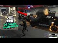 CG puts a remote bomb on a Cop car & Explodes it inside MRPD | NoPixel GTA RP