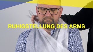 Ruhigstellung des Arms | M-A-U-S Erste Hilfe Kurs | Video Tutorial