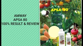 Amway Nutrilite APSA 80 RESULT \u0026 REVIEW #APSA80 #NUTRILITE #AMWAYPRODUCT