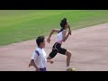 北九州市小中学生記録会 4×100m予選5組