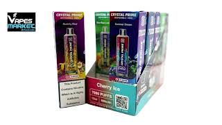 Crystal Prime 7000 Puffs Disposable Vape Box of 10