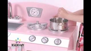 KidKraft Pink Retro Kitchen \u0026 Refrigerator Mambokids